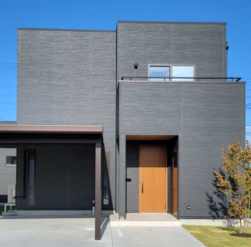 グレージュでまとめたおしゃれな家