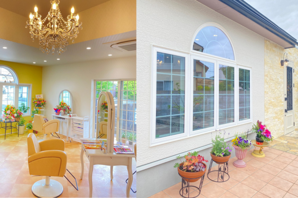 こだわりがつまった美容室