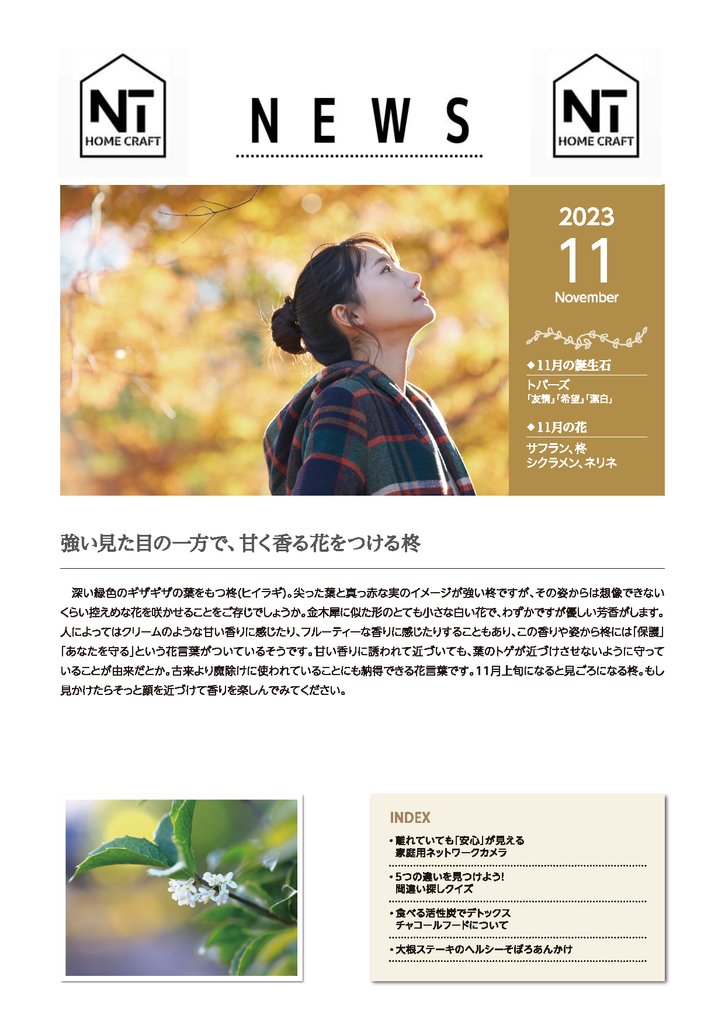 【NEWS】2023年11月号掲載しました！