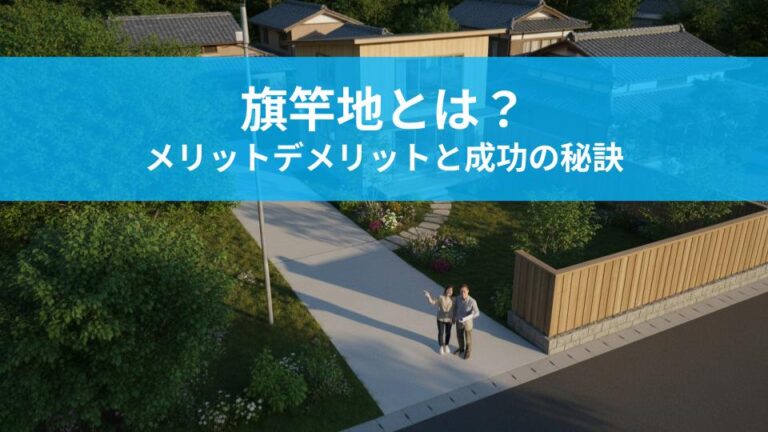 旗竿地とは？家を建てるメリットデメリットと成功の秘訣を解説